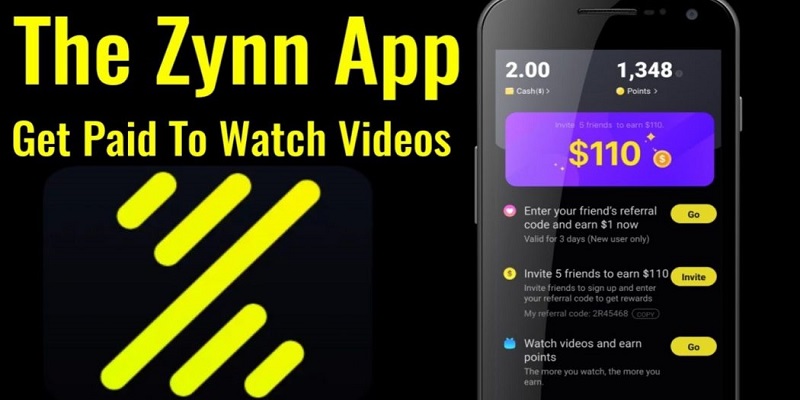 Zynn – App like dạo kiếm tiền trên tiktok