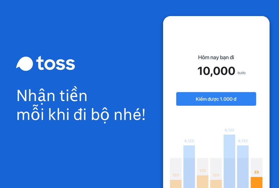 Toss là gì? Cách sử dụng app Toss đi bộ kiếm tiền cực dễ
